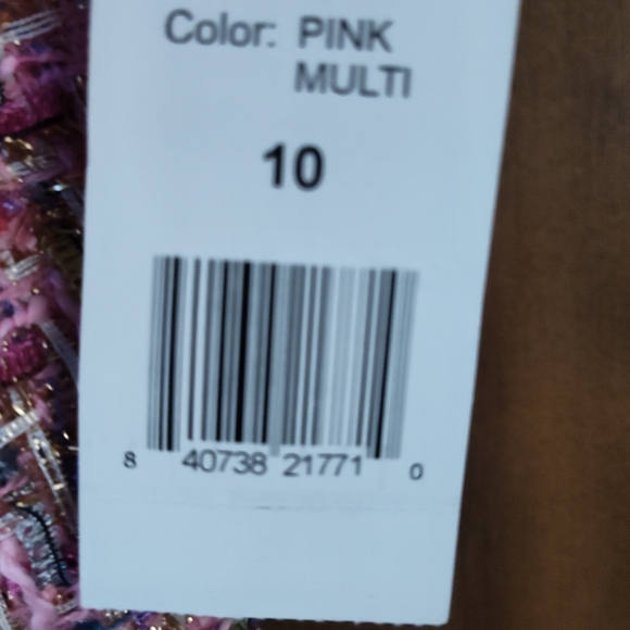 Alexia Admor Pink and Gold Tweed Dress - Picture 5 of 7